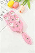 Pink Christmas Cute Hair Cushion Comb